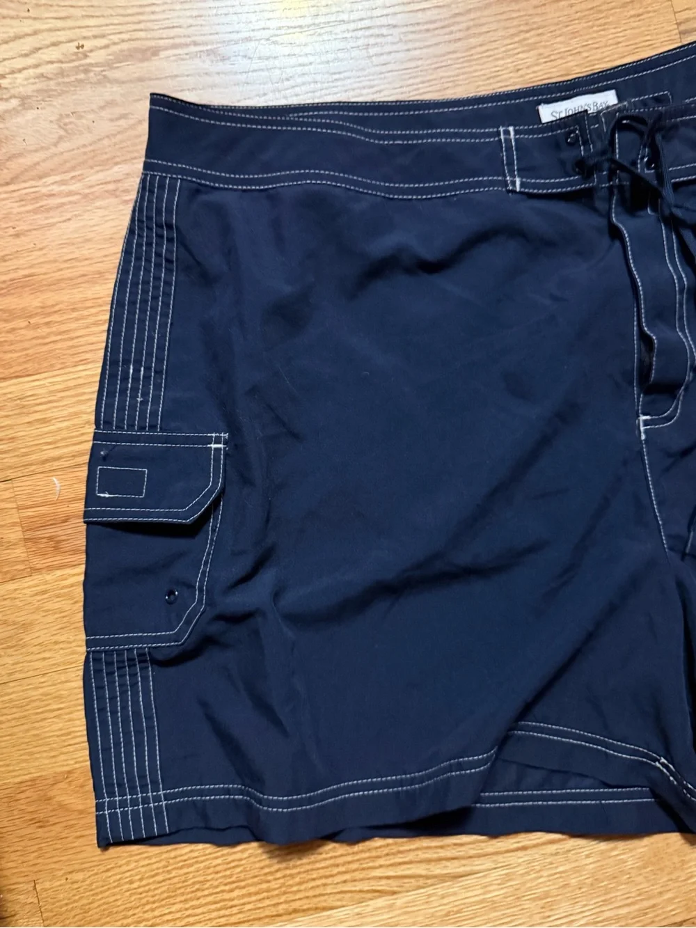 Women's 2x blue swim shorts